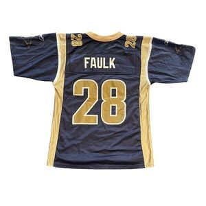 Reebok Marshall Faulk St. Louis Rams Jersey - Kids Size Medium